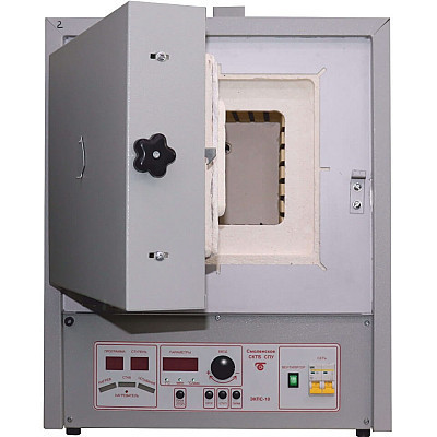Муфельная печь ЭКПС-10 СПУ, мод. 14009Т (10 л, 1100 °C, многофункциональный блок МКУ, эжекторная вытяжка)