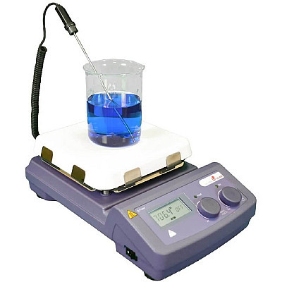 Мешалка магнитная ULAB US-1550D (20 л, 100…1500 об/мин, +550 °С)