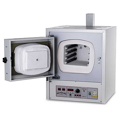 Муфельная печь ЭКПС-10 СПУ мод. 4107 (10 л, 1250 °C, многоступенчатый терморегулятор МКУ, с вытяжкой)