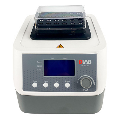 Термостат-шейкер DLAB HM100-Pro твердотельный без охлаждения (100 °C, с магнитным блоком 24х2 мл), арт. 5062104100 или 5032104310 + 18900403