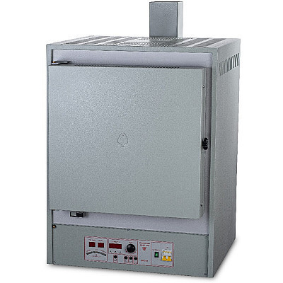 Муфельная печь ЭКПС-50 СПУ, мод. 5107 (50 л, 1250 °С, многофункциональный блок МКУ, с вытяжкой)