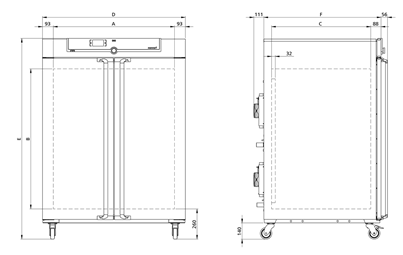 Инкубатор с охлаждением Пельтье Memmert IPP1060eco (1060 л, 0...+70 °C) Инкубатор с охлаждением Пельтье Memmert IPP1060eco (1060 л, 0...+70 °C) — изображение 2