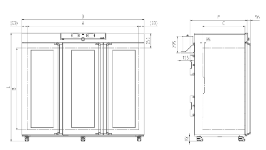 Инкубатор с охлаждением Пельтье Memmert IPP2200ecoplus (2140 л, TwinDISPLAY) Инкубатор с охлаждением Пельтье Memmert IPP2200ecoplus (2140 л, TwinDISPLAY) — изображение 2